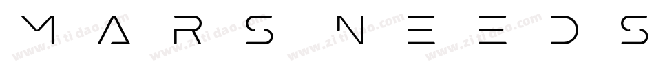 Mars NeedsCunnilingu字体转换